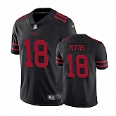 Nike 49ers 18 Dante Pettis Black Vapor Untouchable Limited Jersey Dzhi,baseball caps,new era cap wholesale,wholesale hats